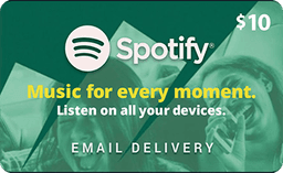 $10 USA Spotify Gift Card