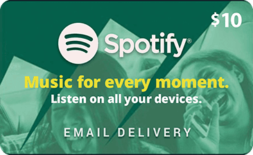 $10 USA Spotify Gift Card