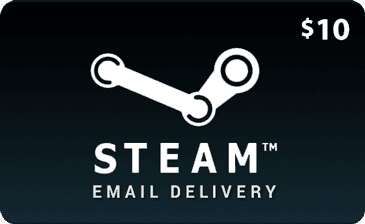 $10 Steam Gift Card (Email Delivery)