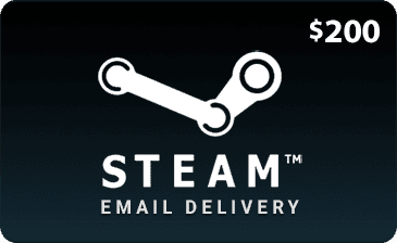 $200 Steam Gift Card (Email Delivery)