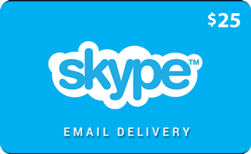 $25 Skype Gift Card (Email Delivery)