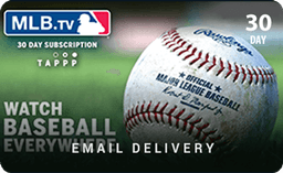30 Day MLB.TV Subscription Gift Card