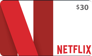 $30 Netflix Gift Card (Email Delivery)