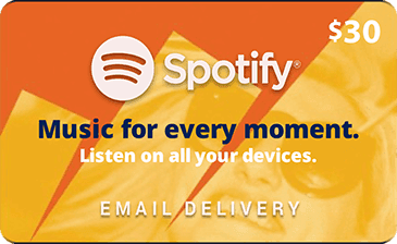 $30 USA Spotify Gift Card, Email Delivery