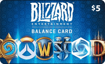 $5 Blizzard Gift Card Email Delivery