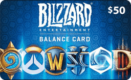 $50 Blizzard Entertainment Gift Card (Email Delivery)