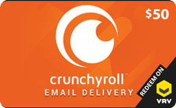 $50 Crunchyroll Gift Card (Email Delivery)