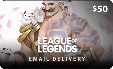 $50 League of Legends Game Card (Email Delivery)