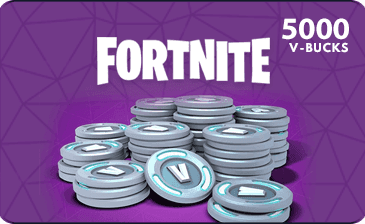 5000 Fortnite V-Bucks Card - Email Delivery