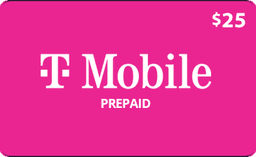 $25 T-Mobile Prepaid Gift Card