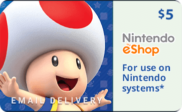 $5 USA Nintendo eShop (Email Delivery)