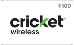 $100 Cricket Wireless Prepaid Gift Card