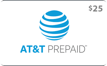 $25 AT&T Prepaid Gift Card