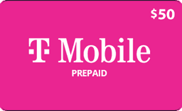 $50 T-Mobile Prepaid Gift Card