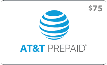 $75 AT&T Prepaid Gift Card