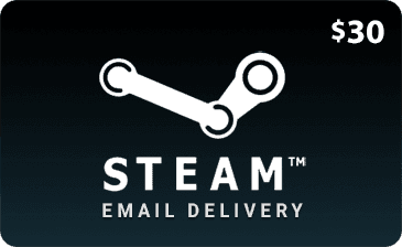 $30 Steam Gift Card (Email Delivery)