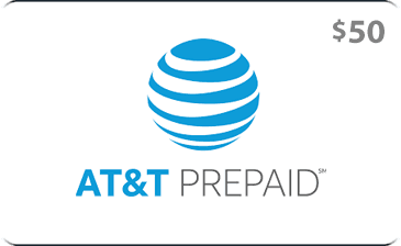 $50 AT&T Prepaid Gift Card