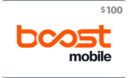 $100 Boost Mobile Prepaid Gift Card