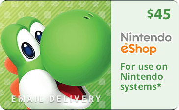 $45 USA Nintendo eShop (Email Delivery)