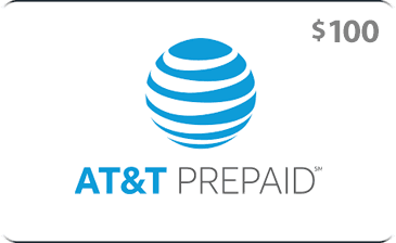 $100 AT&T Prepaid Gift Card