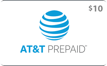 $10 AT&T Prepaid Gift Card