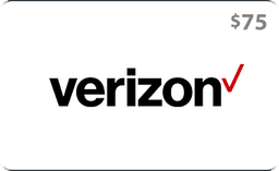 $75 Verizon Prepaid Gift Card