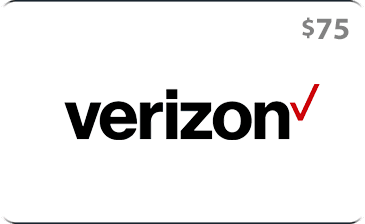 $75 Verizon Prepaid Gift Card