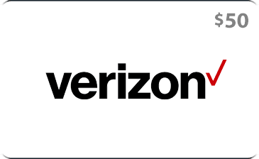 $50 Verizon Prepaid Gift Card