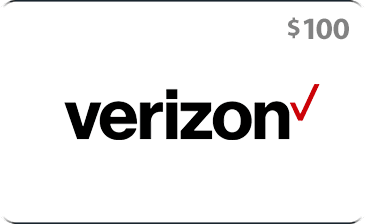$100 Verizon Prepaid Gift Card