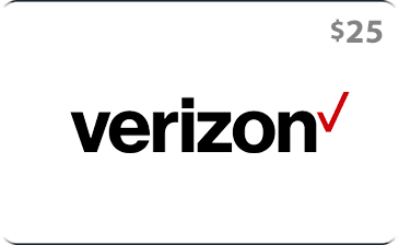 $25 Verizon Prepaid Gift Card