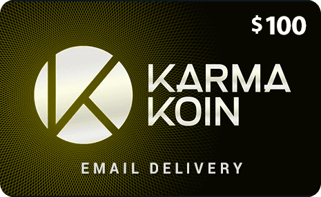 $100 Karma Koin Gift Card (Email Delivery)