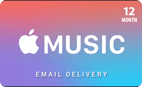 12 Month Apple Music Gift Card (Email Delivery)