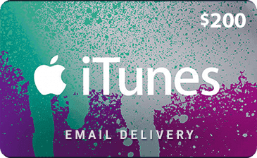$200 USA iTunes Gift Card (Email Delivery)