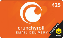 $25 Crunchyroll Gift Card (Email Delivery)