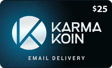 $25 Karma Koin Gift Card (Email Delivery)