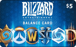 $5 Blizzard Entertainment Gift Card (Email Delivery)