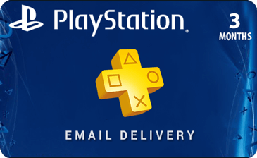 Buy 3 Month Playstation Plus Membership Cards | Email Delivery!